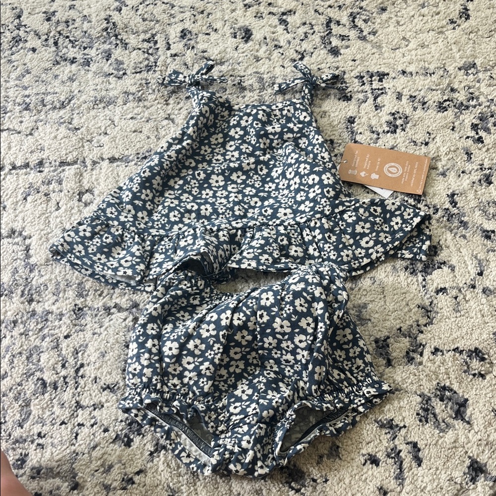 Floral Baby Outfit